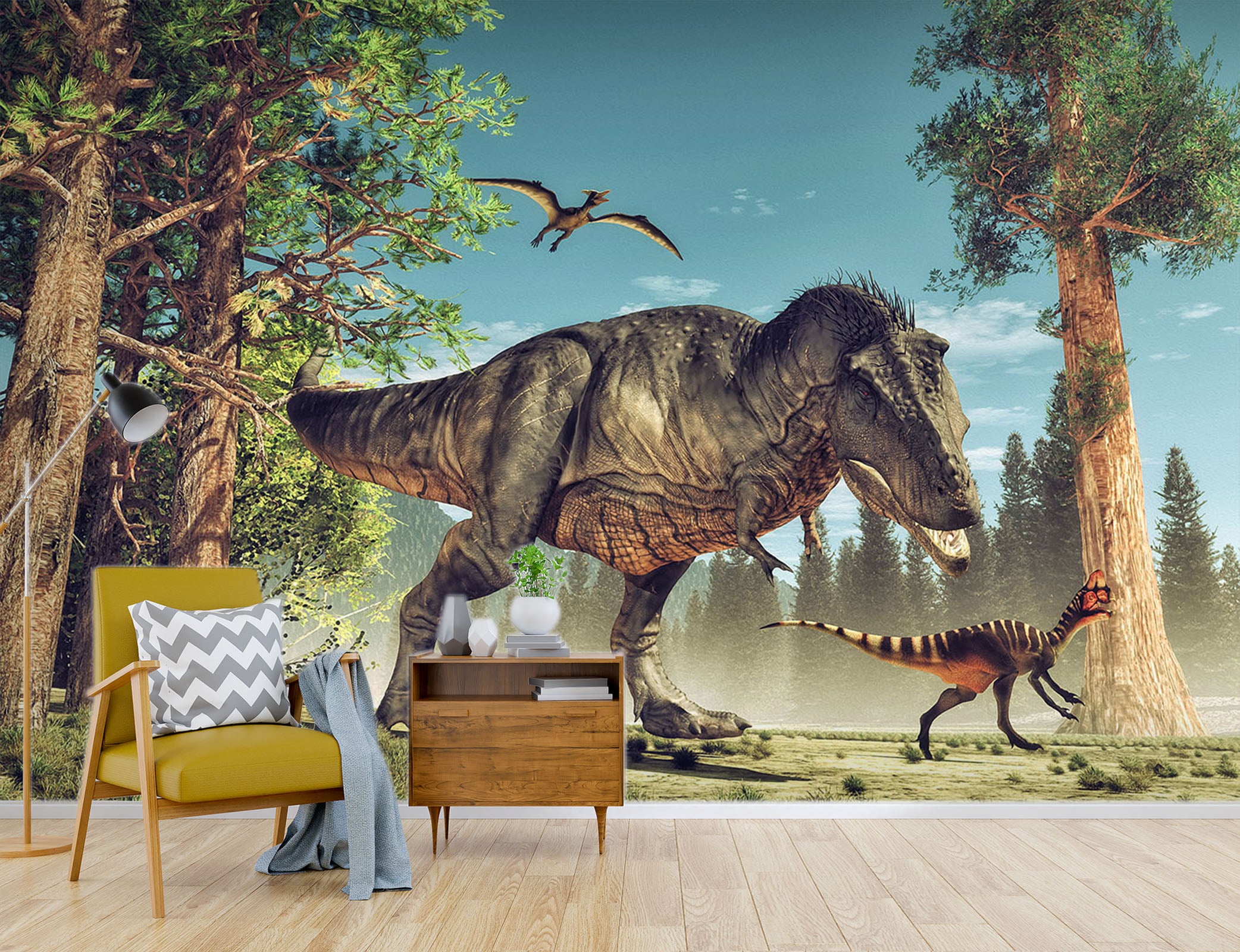 3D Prairie Overlord 1582 Wall Murals
