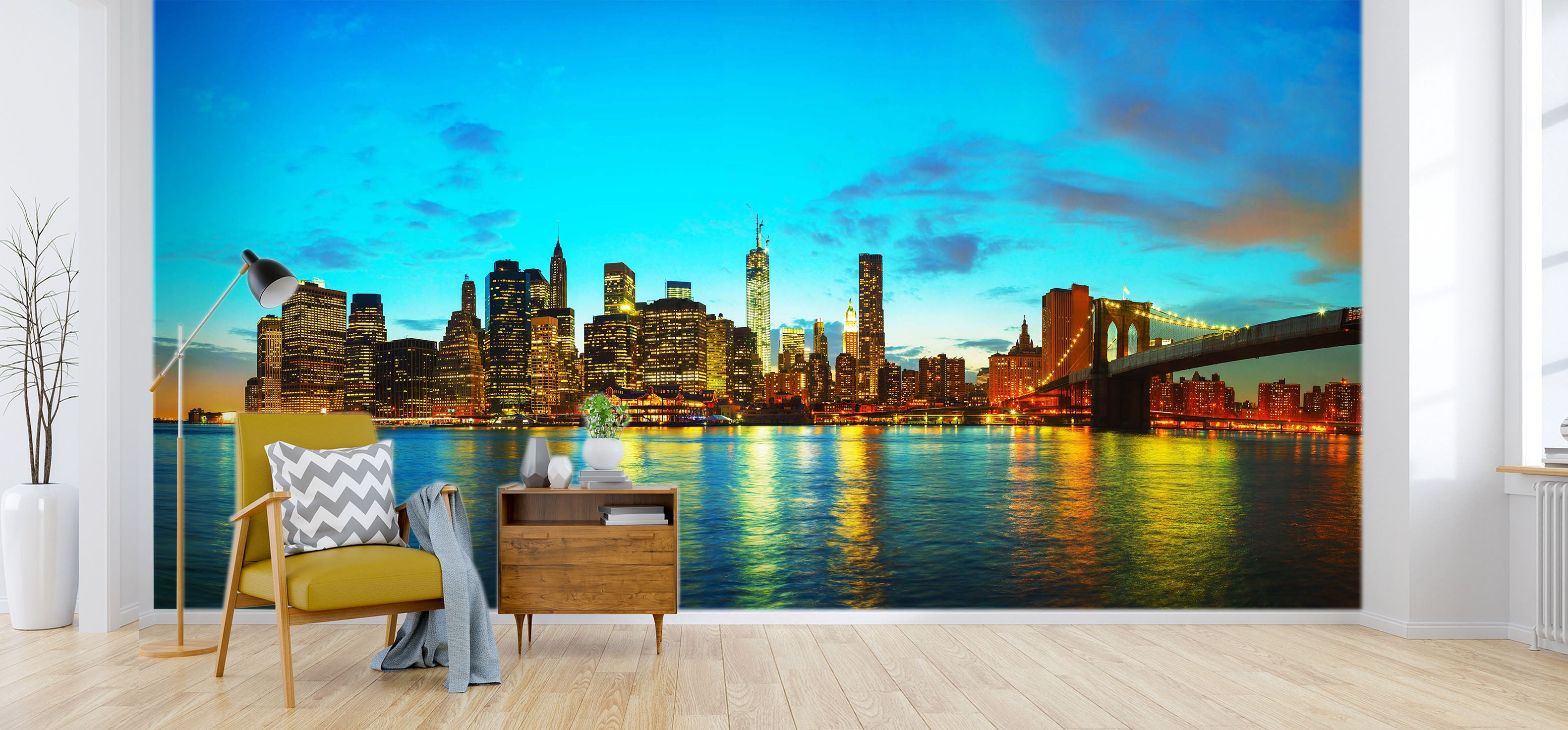 3D City Lights 1449 Wall Murals