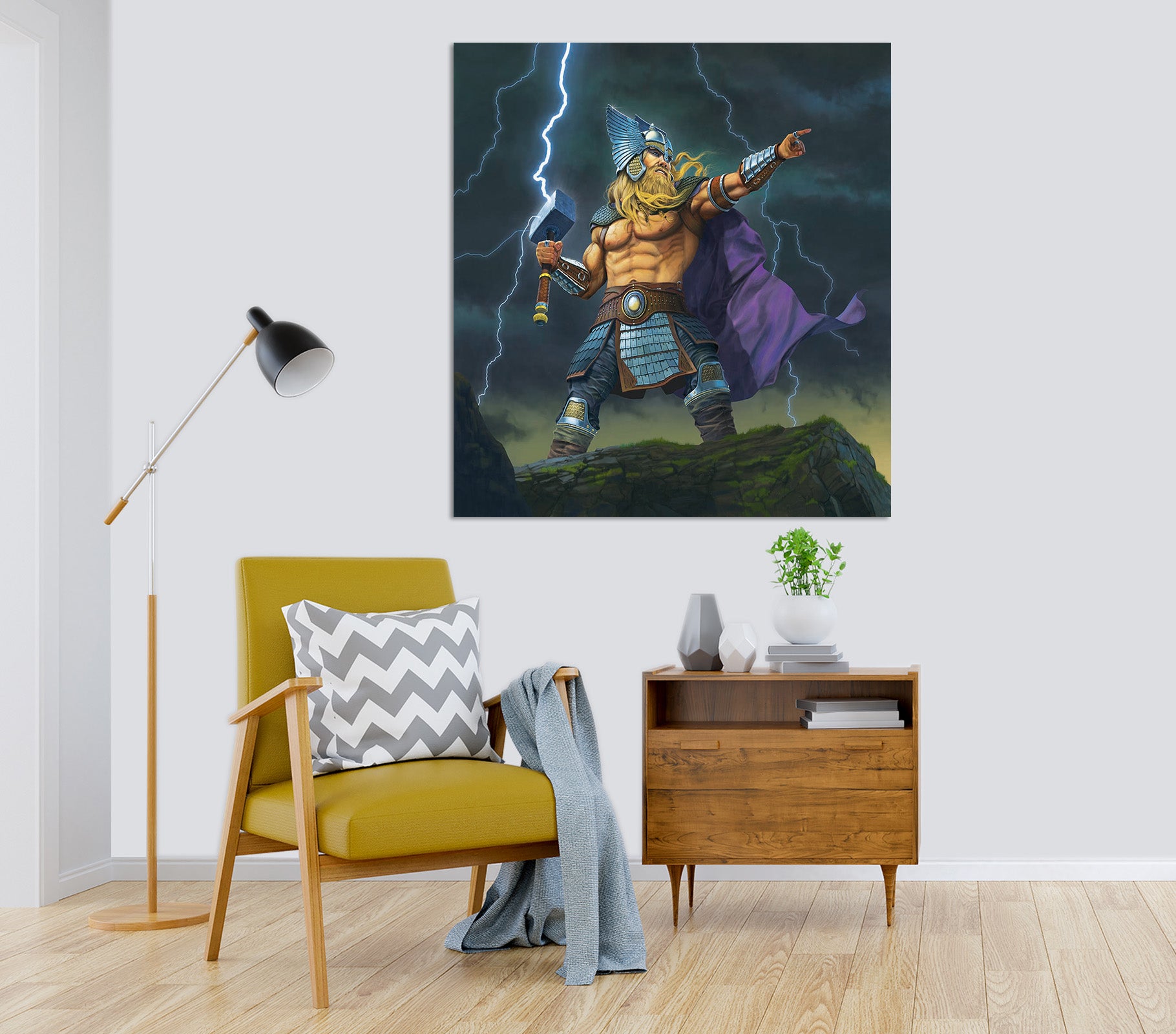3D Thor God Of Thunder 079 Vincent Hie Wall Sticker