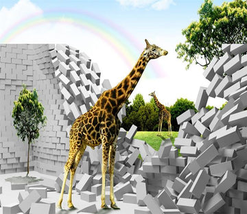 3D Giraffe 94 Wallpaper AJ Wallpapers 