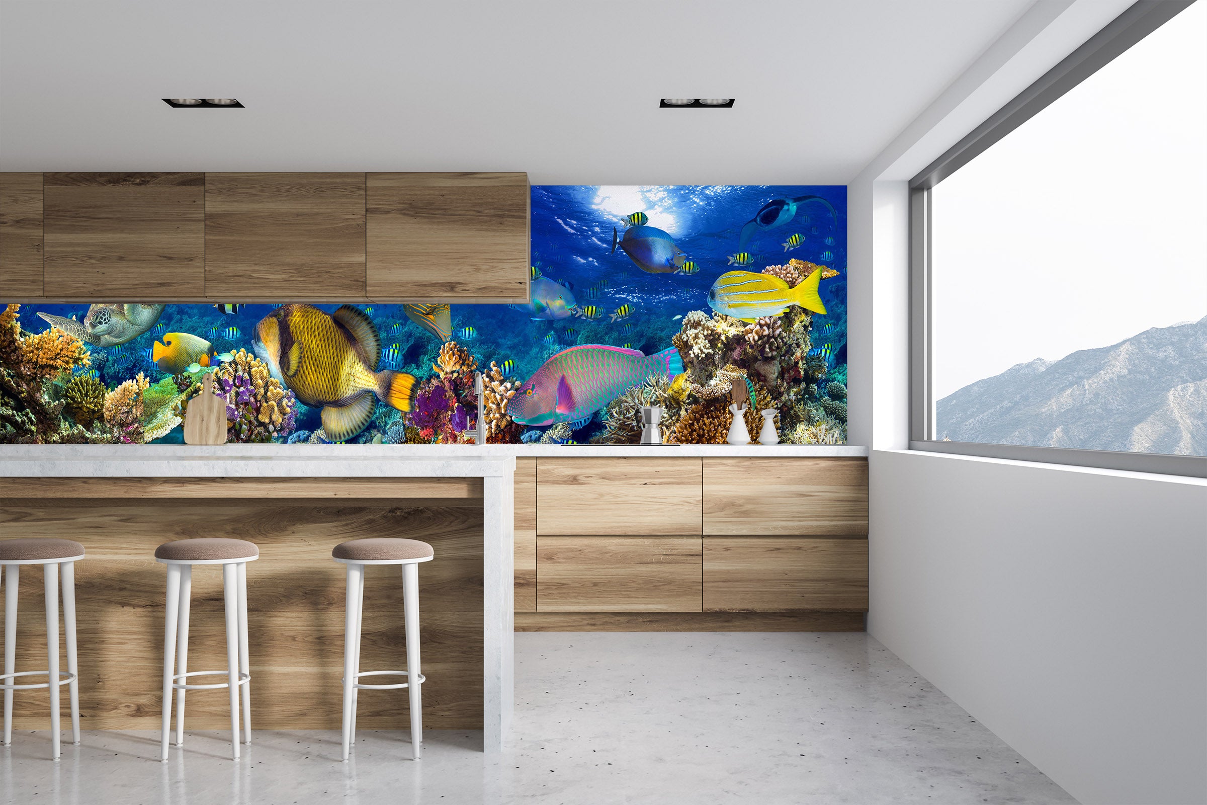 3D The Underwater World 1424 Wall Murals