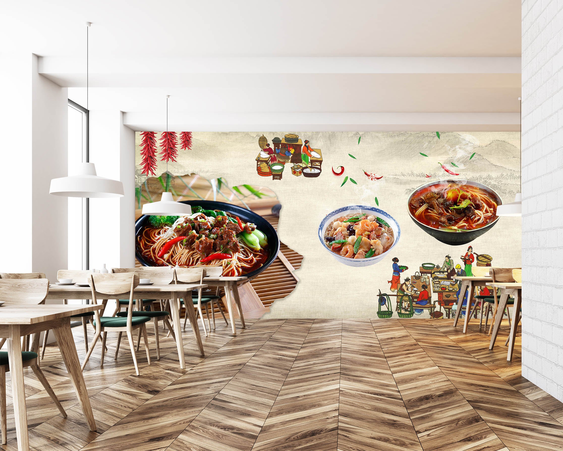 3D Good Food 3008 Wall Murals