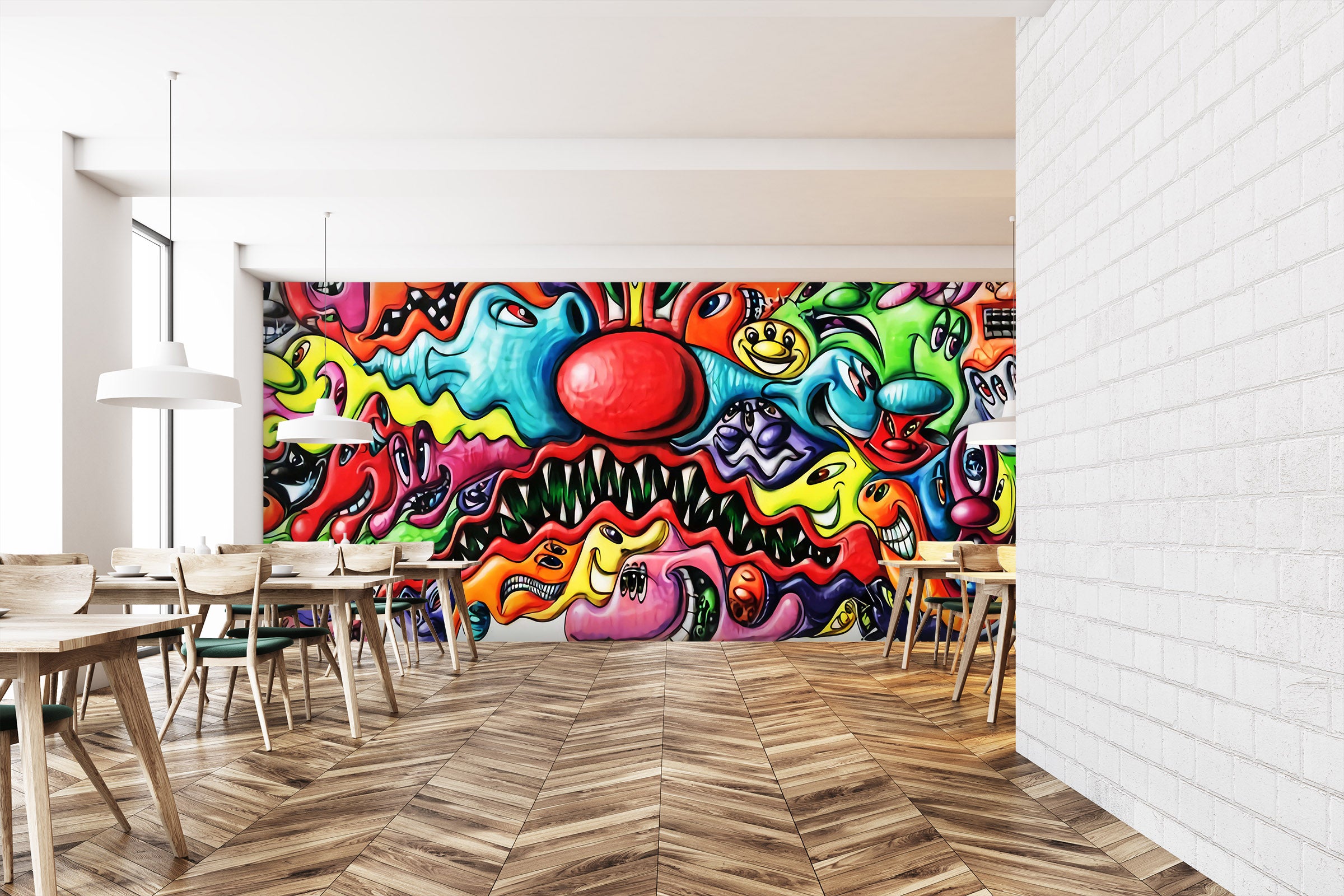 3D Color Room 1483 Wall Murals