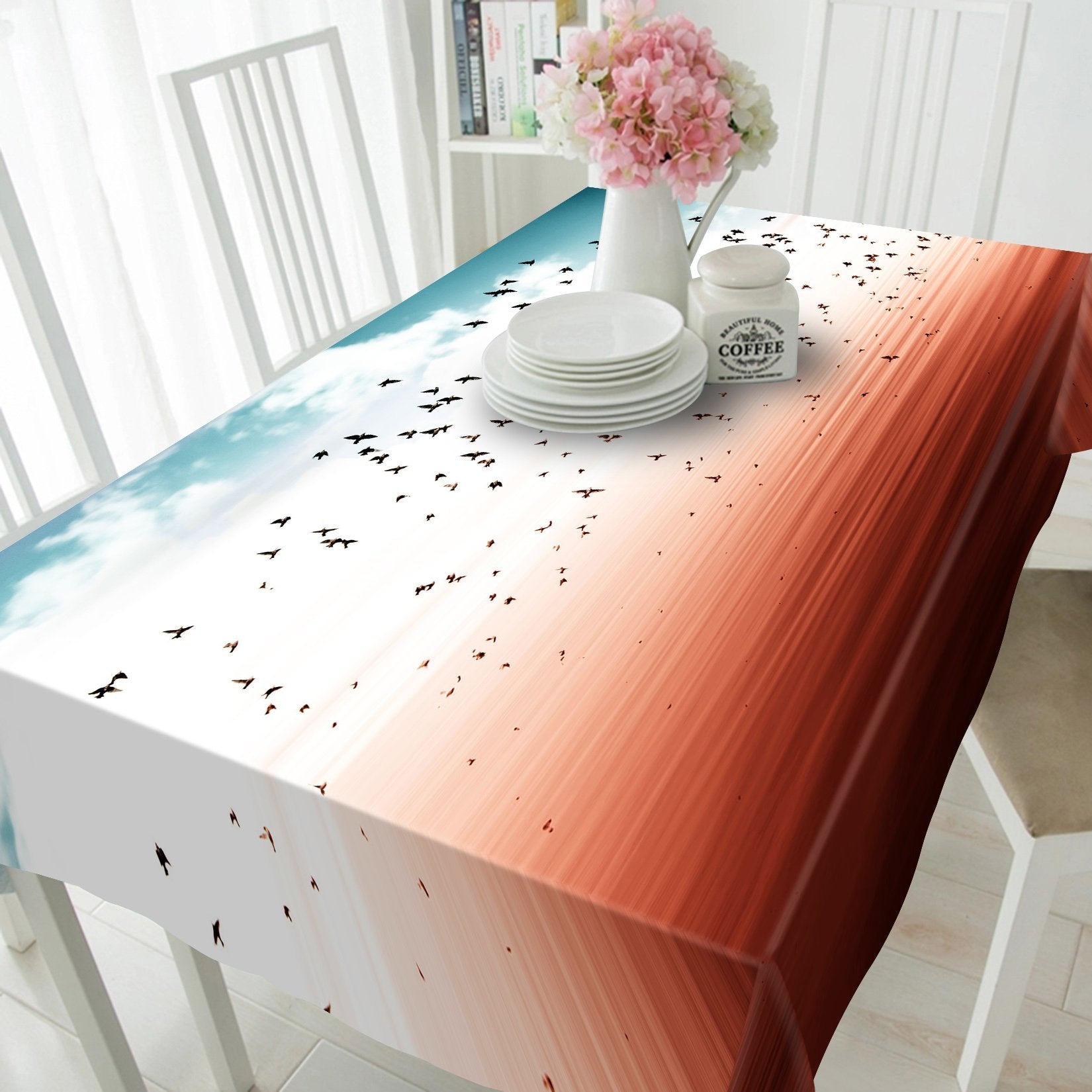 3D Flying Birds 358 Tablecloths Wallpaper AJ Wallpaper 