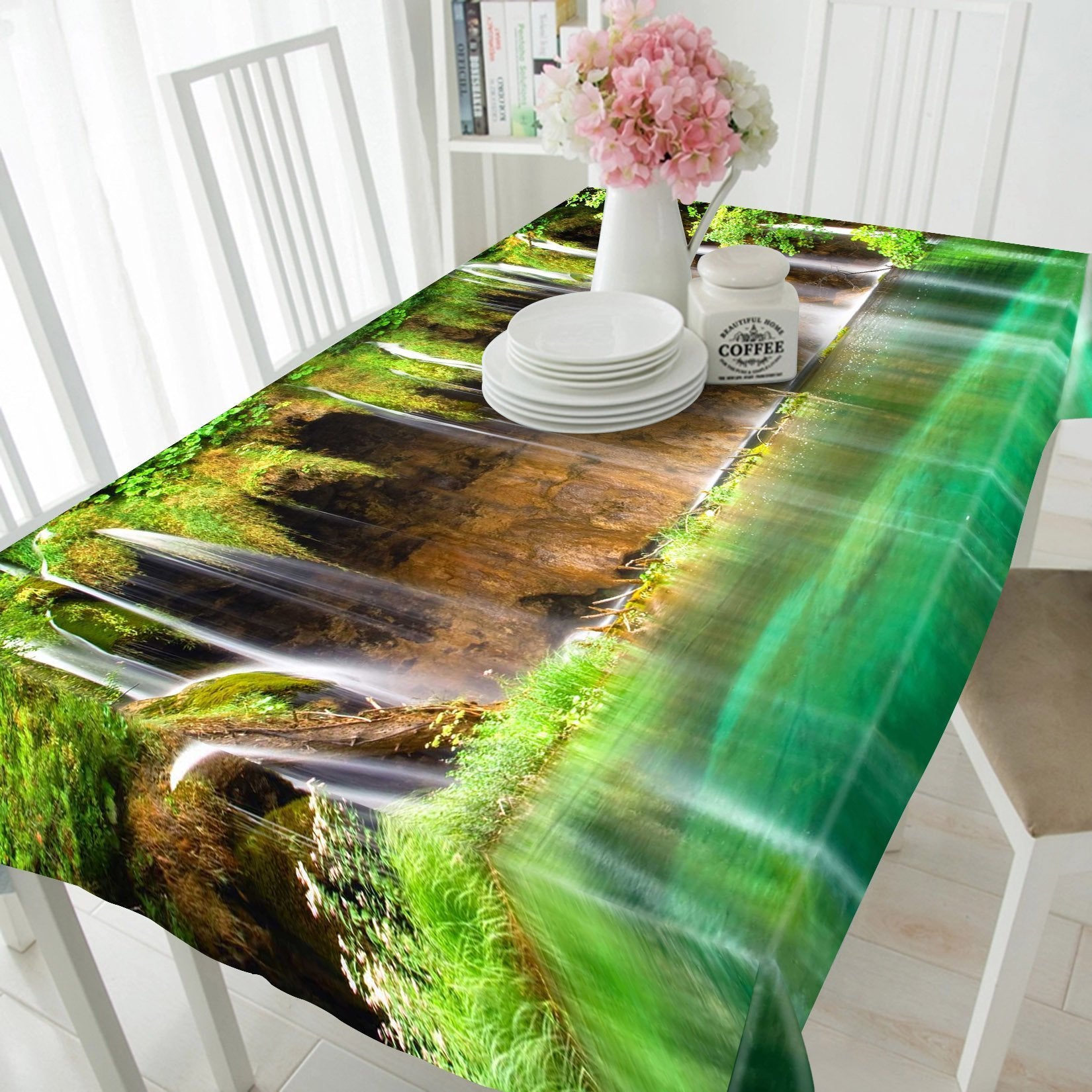 3D Lake Streams 850 Tablecloths Wallpaper AJ Wallpaper 