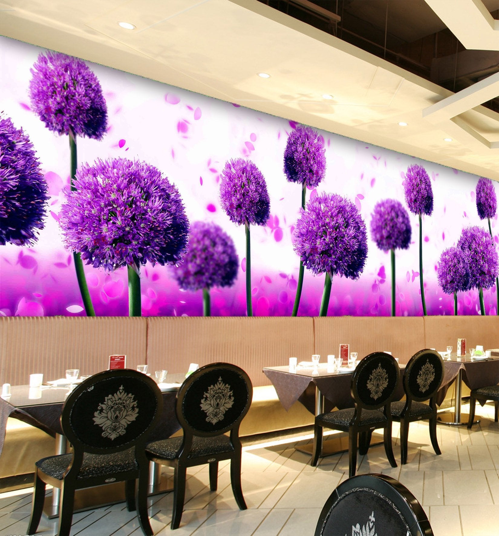 3D Big Purple Flower 775 Wallpaper AJ Wallpaper 