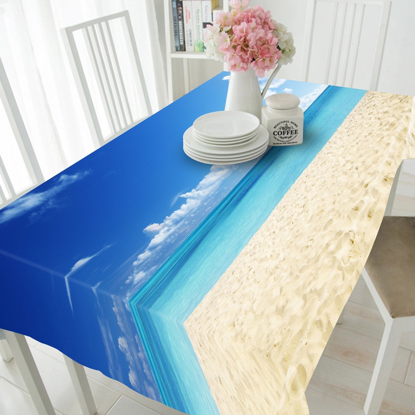 3D Peaceful Sea 820 Tablecloths Wallpaper AJ Wallpaper 
