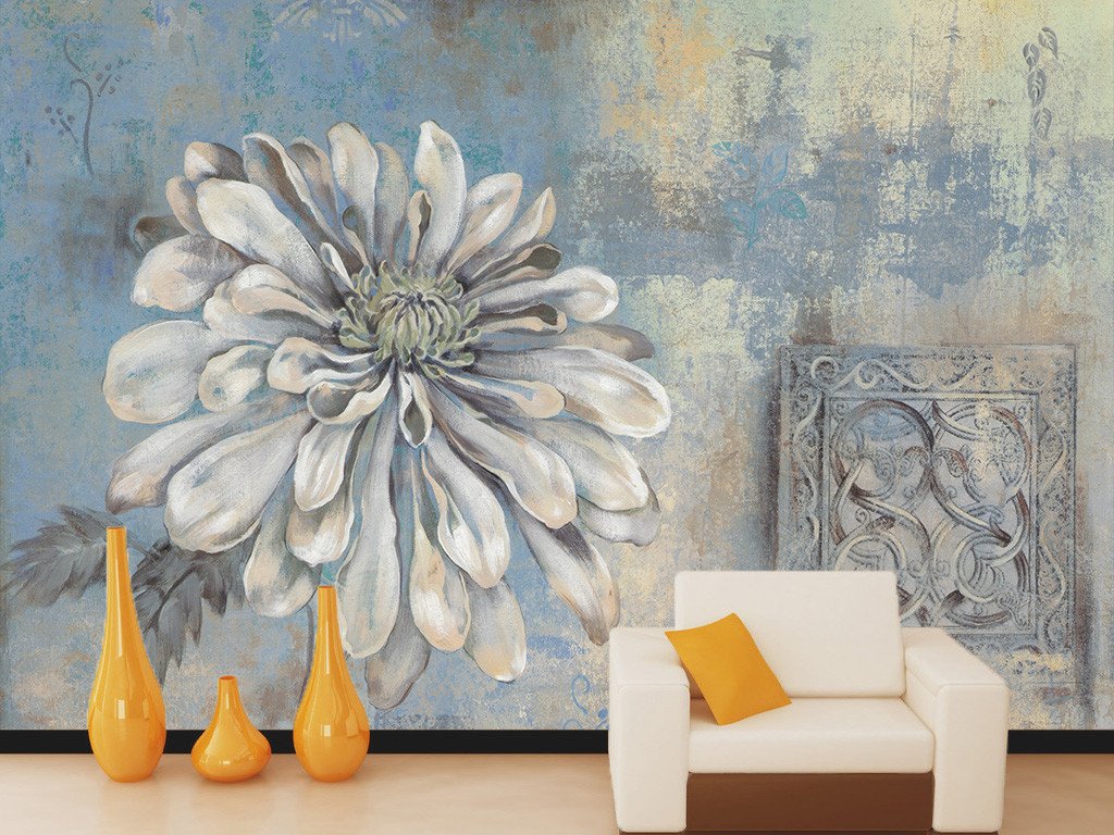 Blooming Chrysanthemum Wallpaper AJ Wallpaper 