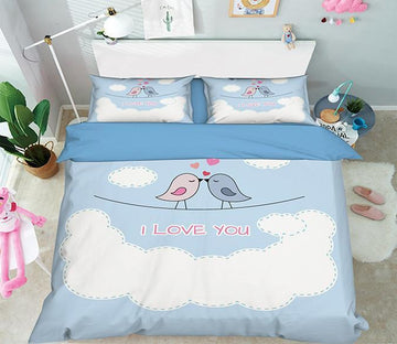 3D Sweet Kiss 025 Bed Pillowcases Quilt Wallpaper AJ Wallpaper 