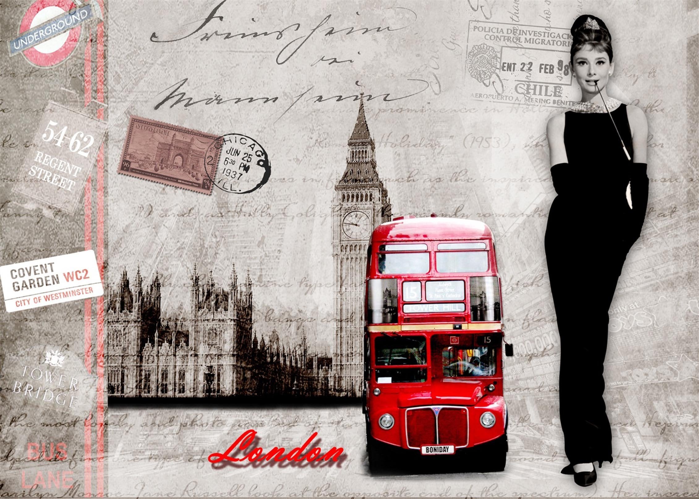 3D Bus Clock Tower 776 Wallpaper AJ Wallpaper 