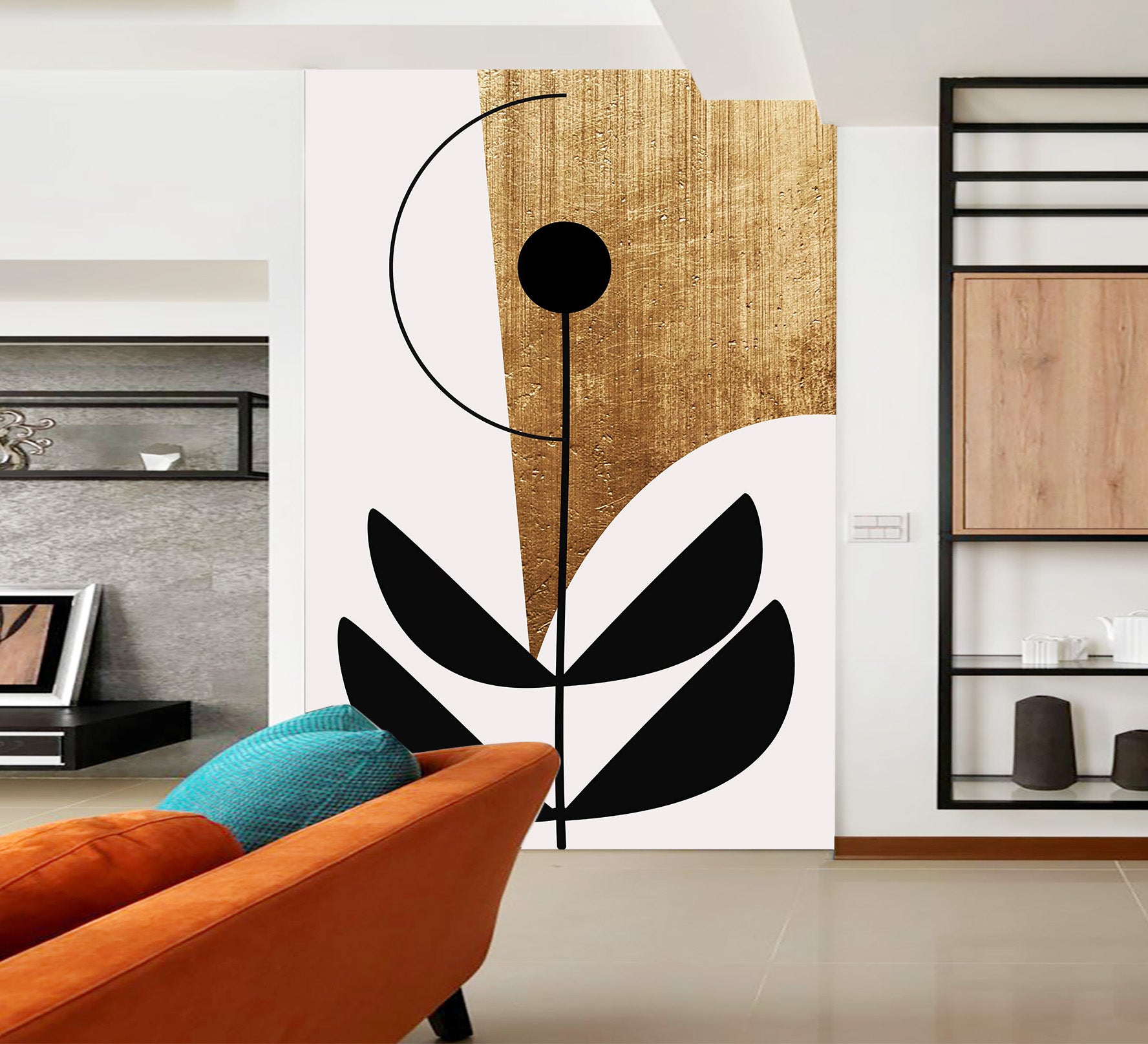 3D Green Leaves 1489 Boris Draschoff Wall Mural Wall Murals