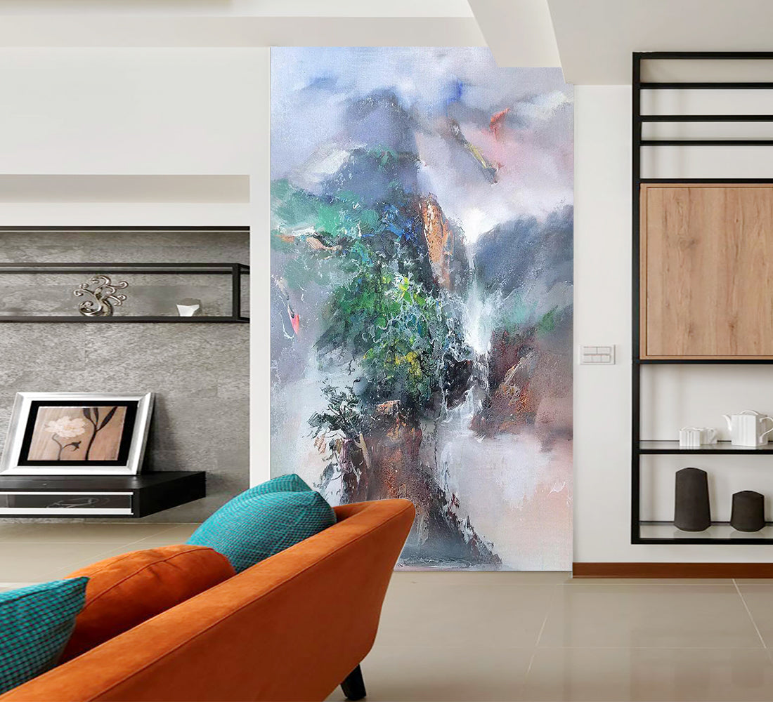 3D Green Abstract WC840 Wall Murals