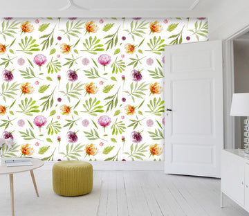 3D Doodle Flower Leaf 583 Wallpaper AJ Wallpaper 