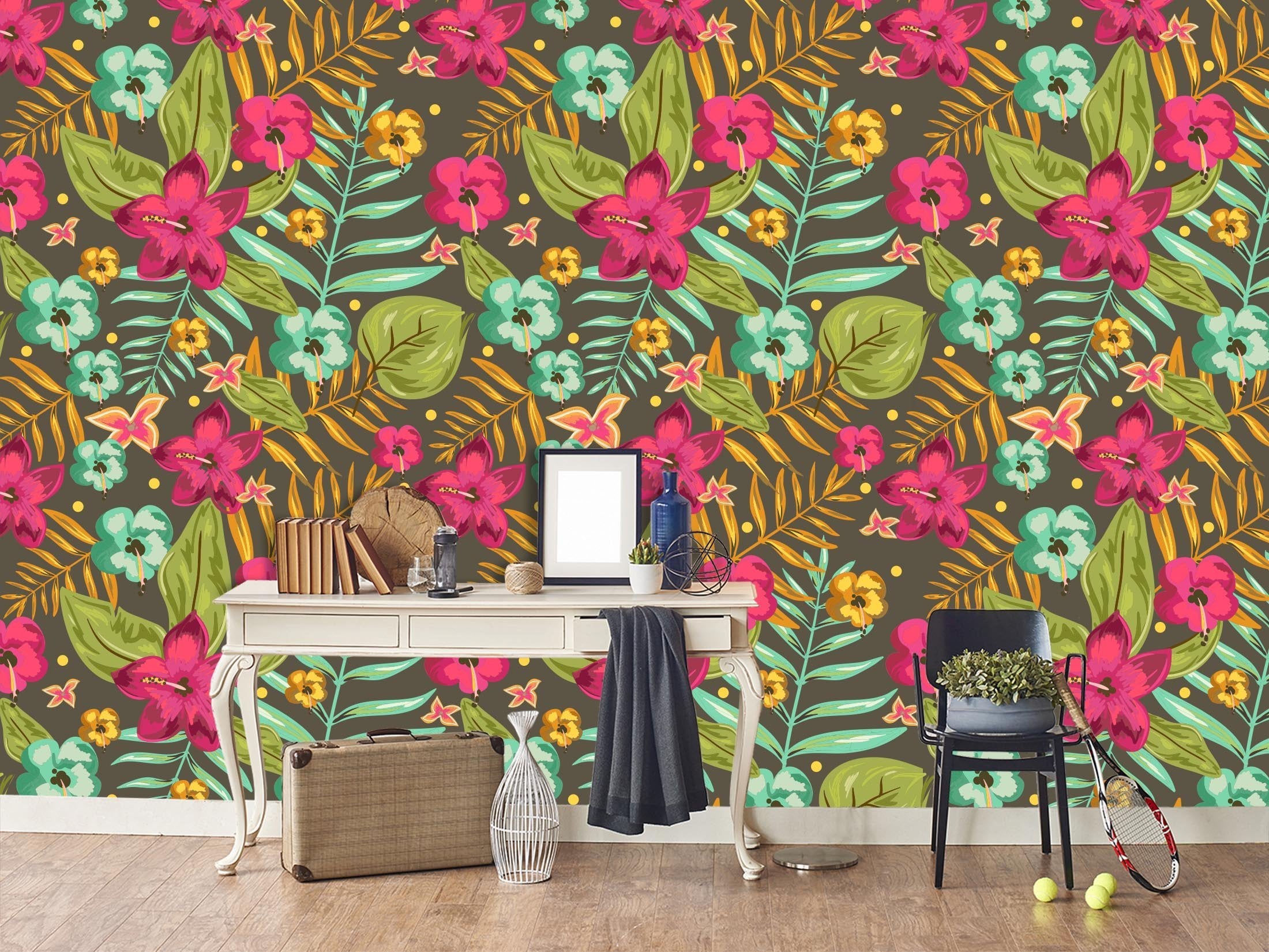 3D Bright Red Flower 585 Wallpaper AJ Wallpaper 