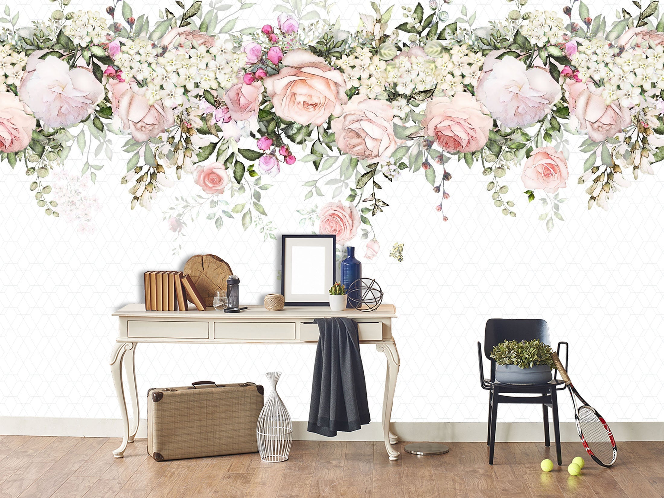 3D Hand Painted Flower 106 Wall Murals Wallpaper AJ Wallpaper 2 