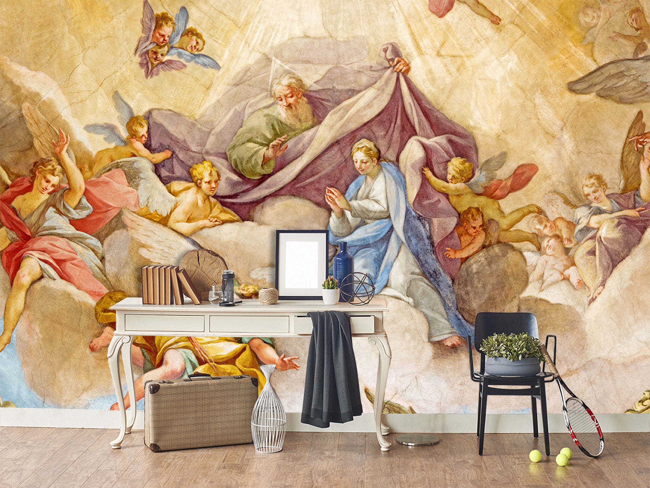 3D Angel Of Peace 1562 Wall Murals