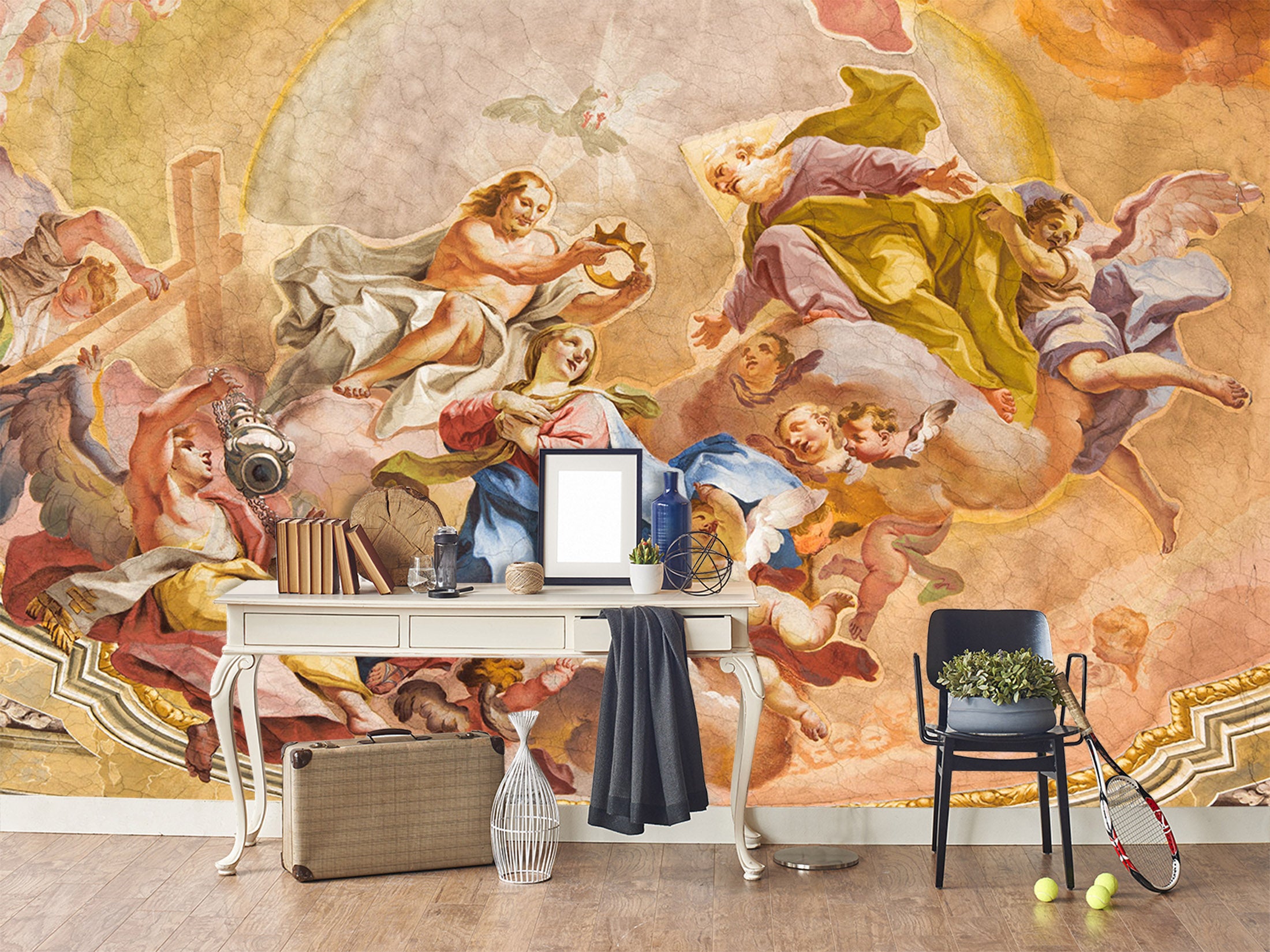 3D Happy Angel 1557 Wall Murals