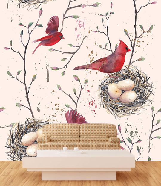 3D Bird Eggs 829 Wallpaper AJ Wallpaper 