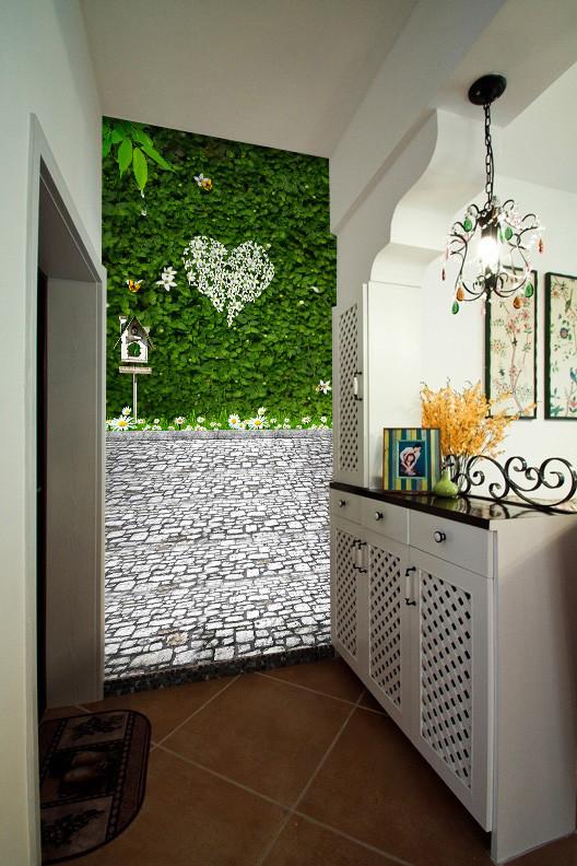 Romantic Plants Wall Wallpaper AJ Wallpaper 