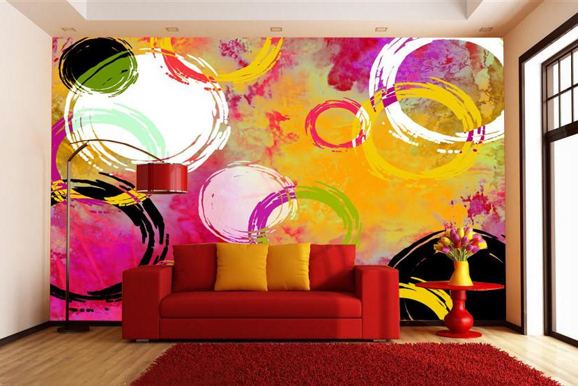 Colorful Circles Wallpaper AJ Wallpaper 