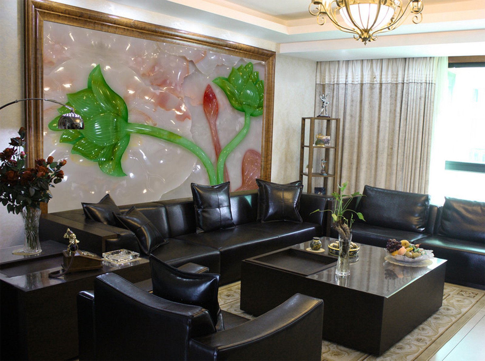 Pink green Jade flowers 22 Wallpaper AJ Wallpaper 1 