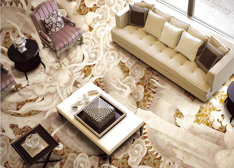 3D Dragon Floor Mural Wallpaper AJ Wallpaper 2 