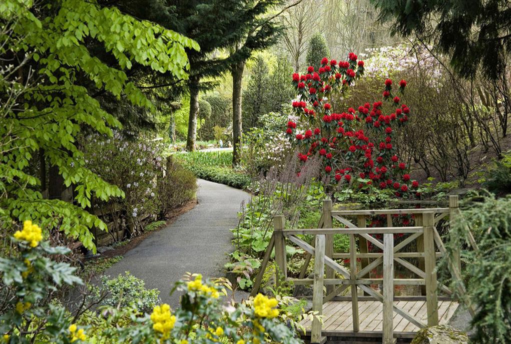 3D Park Scenery 321 Garage Door Mural Wallpaper AJ Wallpaper 