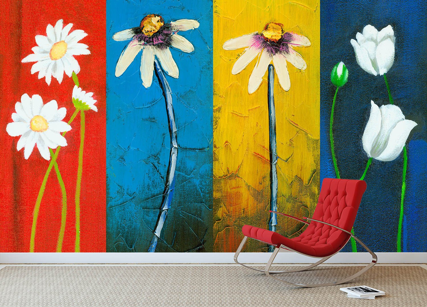 Flowers Painting 2 Wallpaper AJ Wallpaper 
