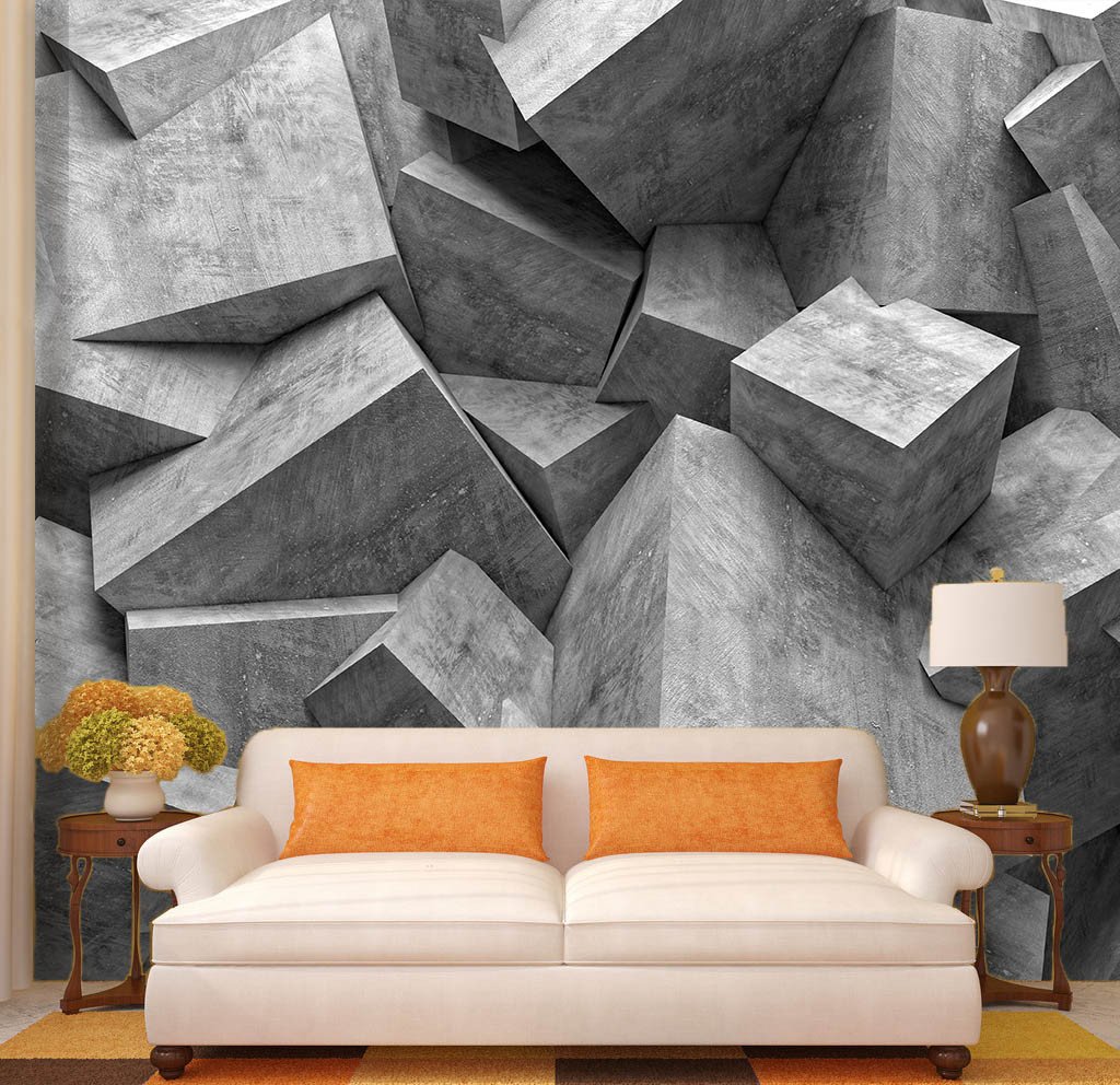 Different Cubes Wallpaper AJ Wallpaper 