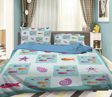 3D Small Starfish 053 Bed Pillowcases Quilt Wallpaper AJ Wallpaper 