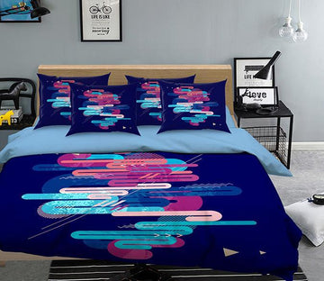3D Black Line 058 Bed Pillowcases Quilt Wallpaper AJ Wallpaper 