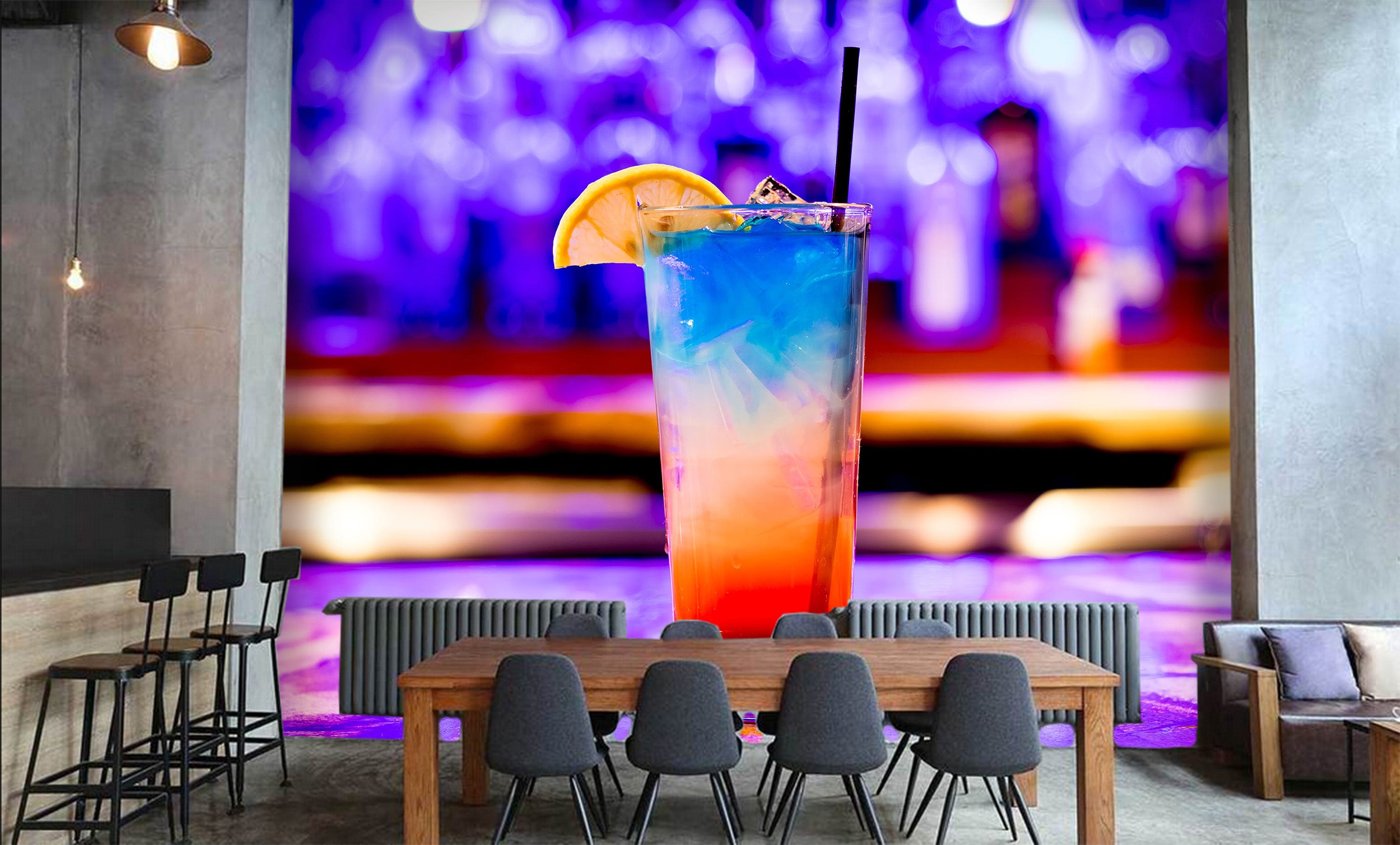 3D Delicious Cocktail 1437 Wall Murals