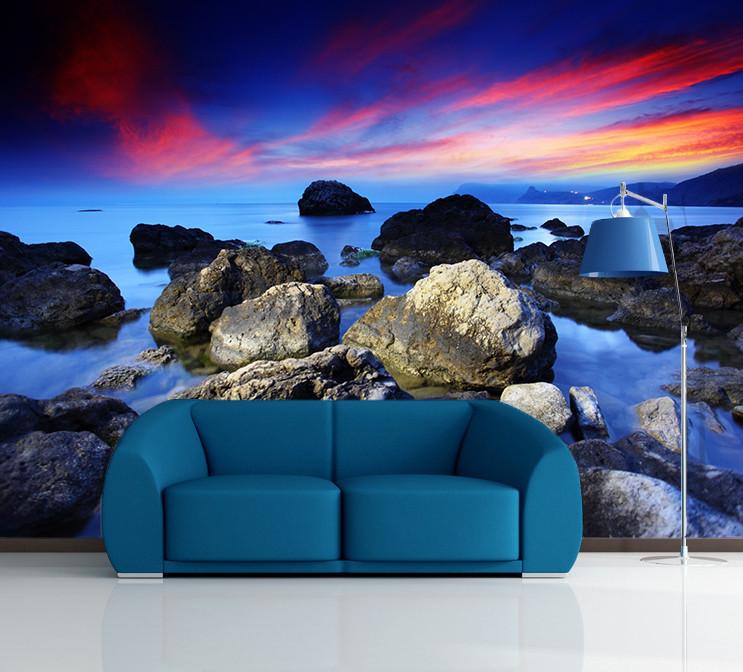 3D Magical Sky Rock Clouds 29 Wallpaper AJ Wallpaper 