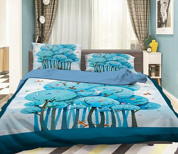 3D Fox Rabbit 062 Bed Pillowcases Quilt Wallpaper AJ Wallpaper 