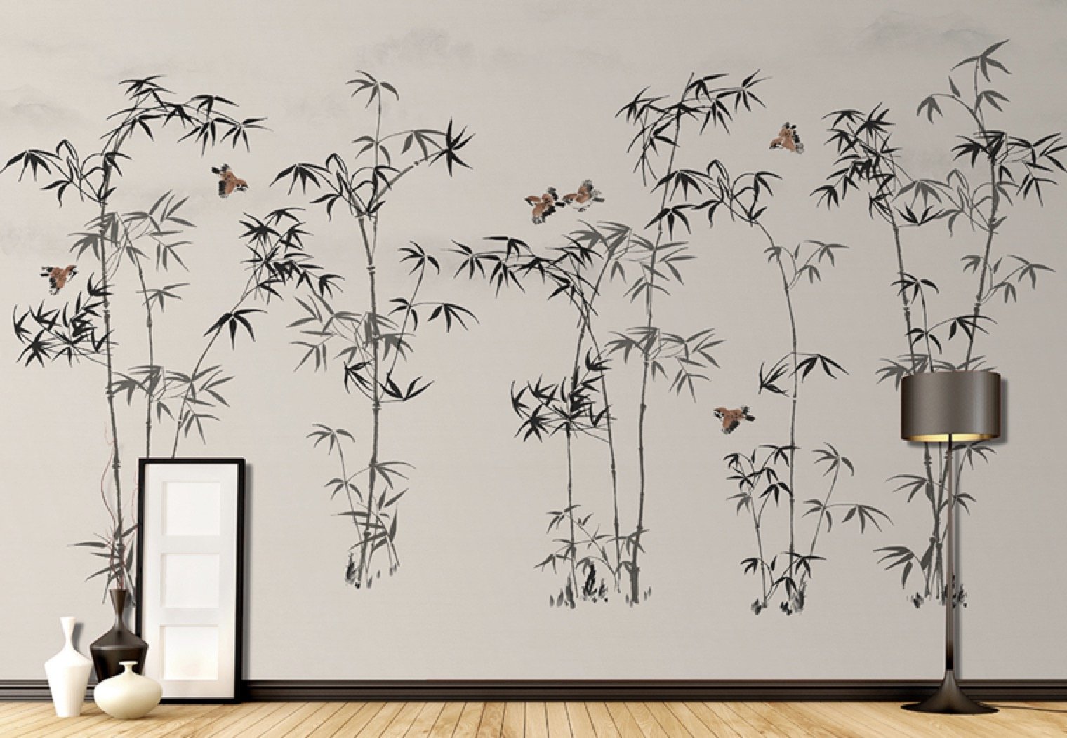 bamboo butterfly 2769 Wallpaper AJ Wallpaper 
