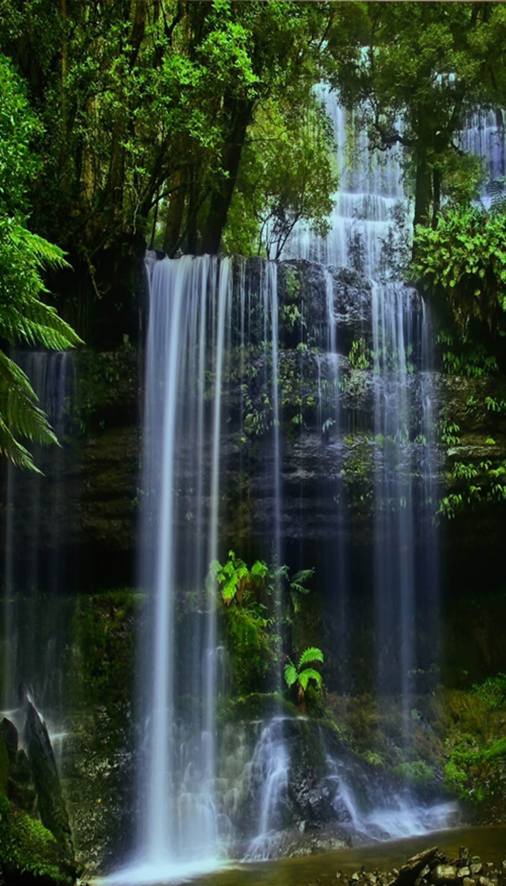 3D Pure Waterfall 1402 Stair Risers Wallpaper AJ Wallpaper 