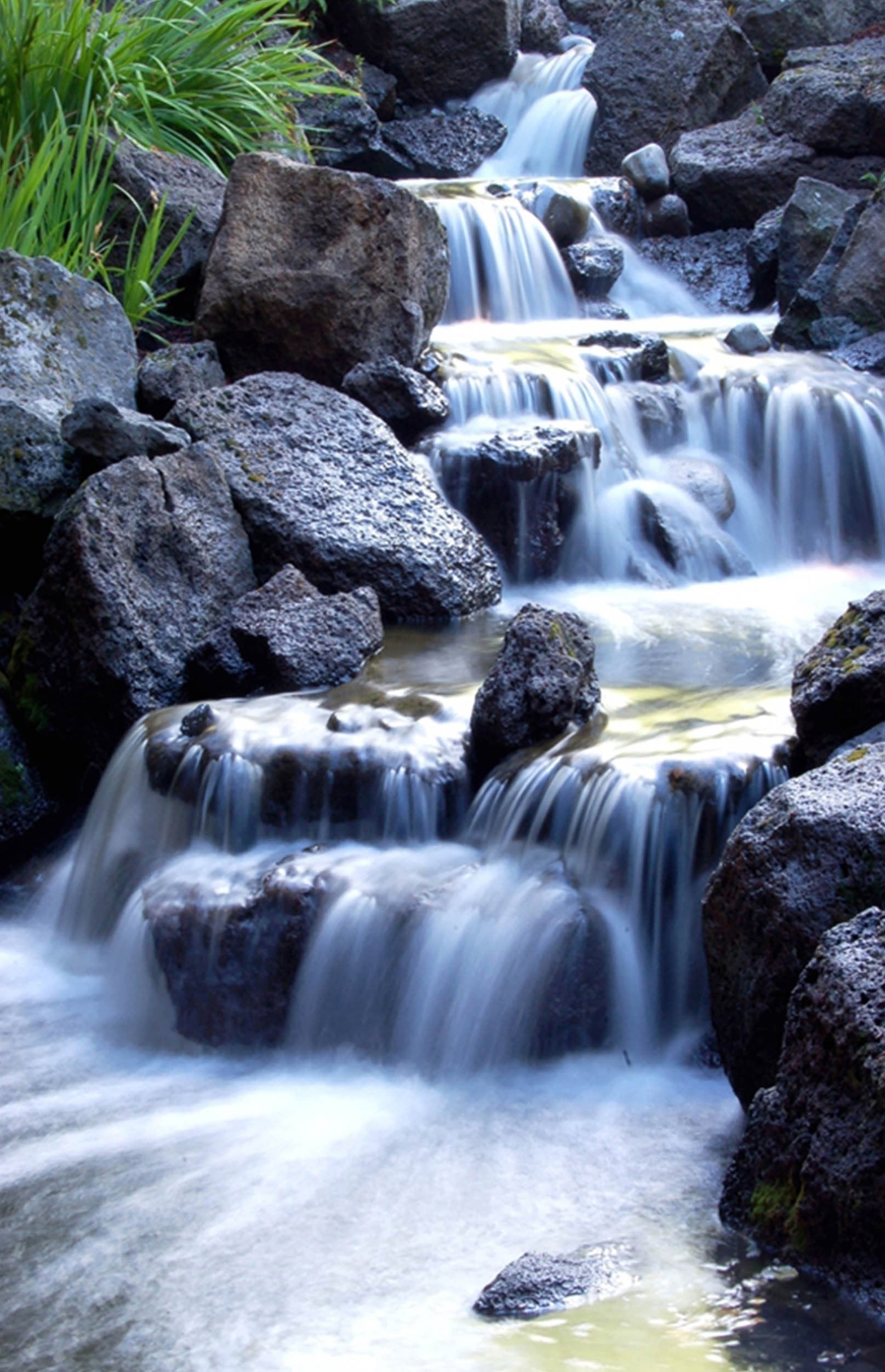 3D River Scattered Rocks 1354 Stair Risers Wallpaper AJ Wallpaper 