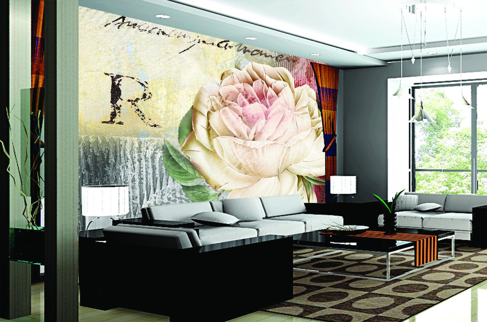 Modern Blossom Wallpaper AJ Wallpaper 