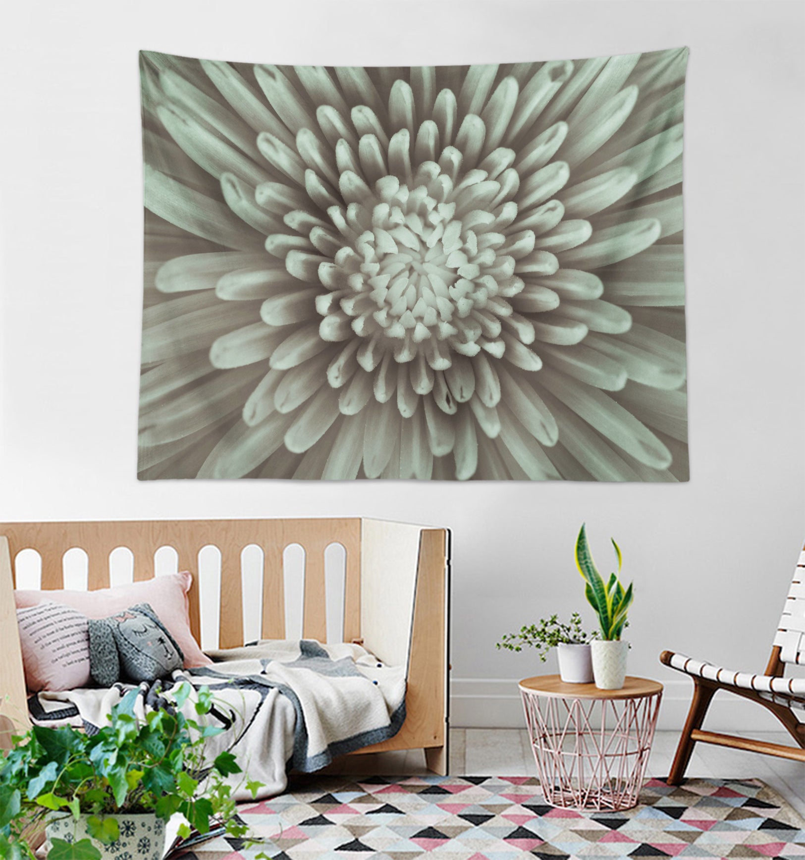 3D Chrysanthemum 112164 Assaf Frank Tapestry Hanging Cloth Hang