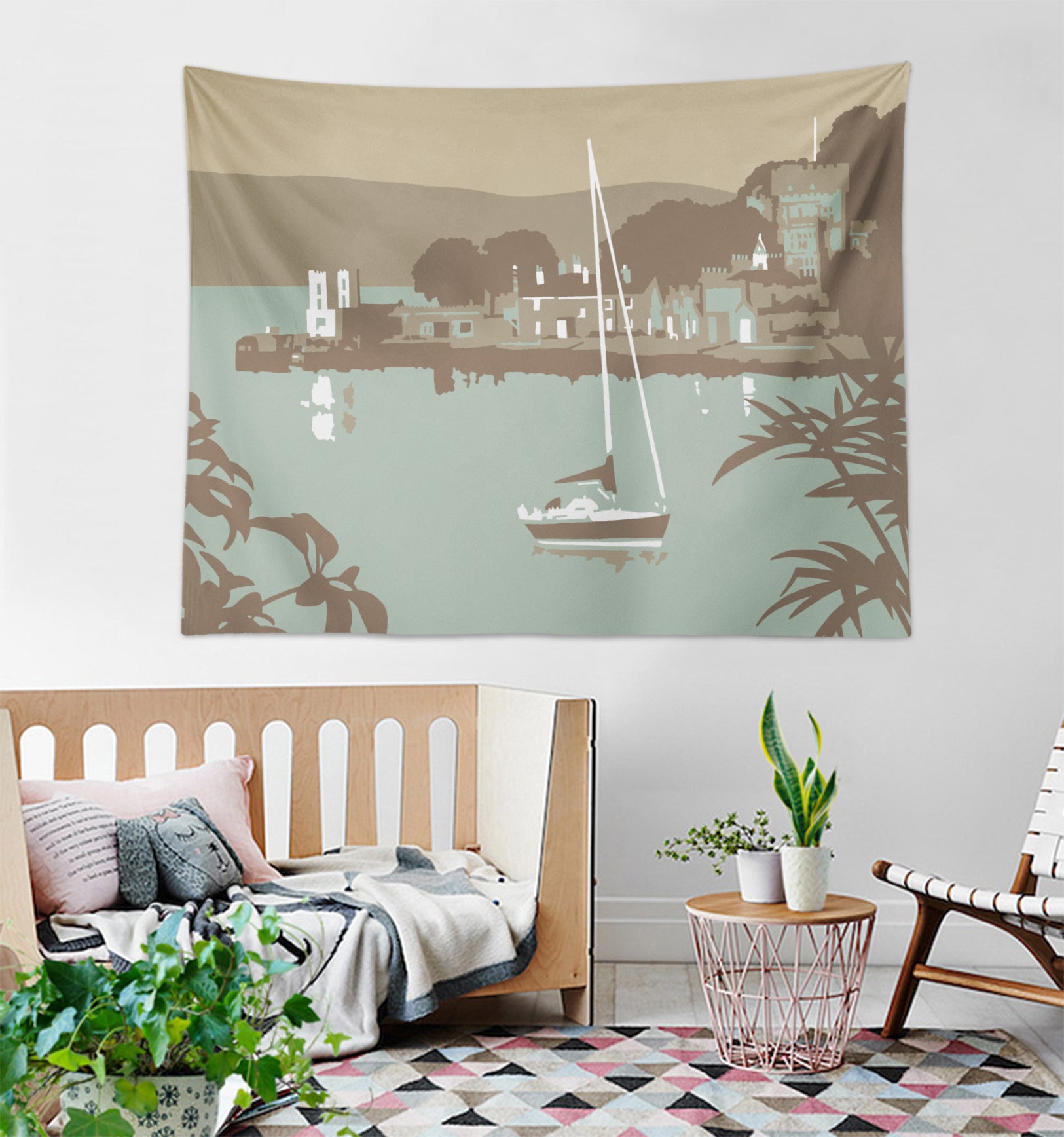 3D Mountain Trees 5305 Steve Read Tapestry Hanging Cloth Hang