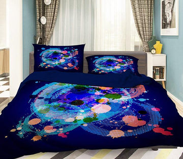 3D Ink Point 075 Bed Pillowcases Quilt Wallpaper AJ Wallpaper 