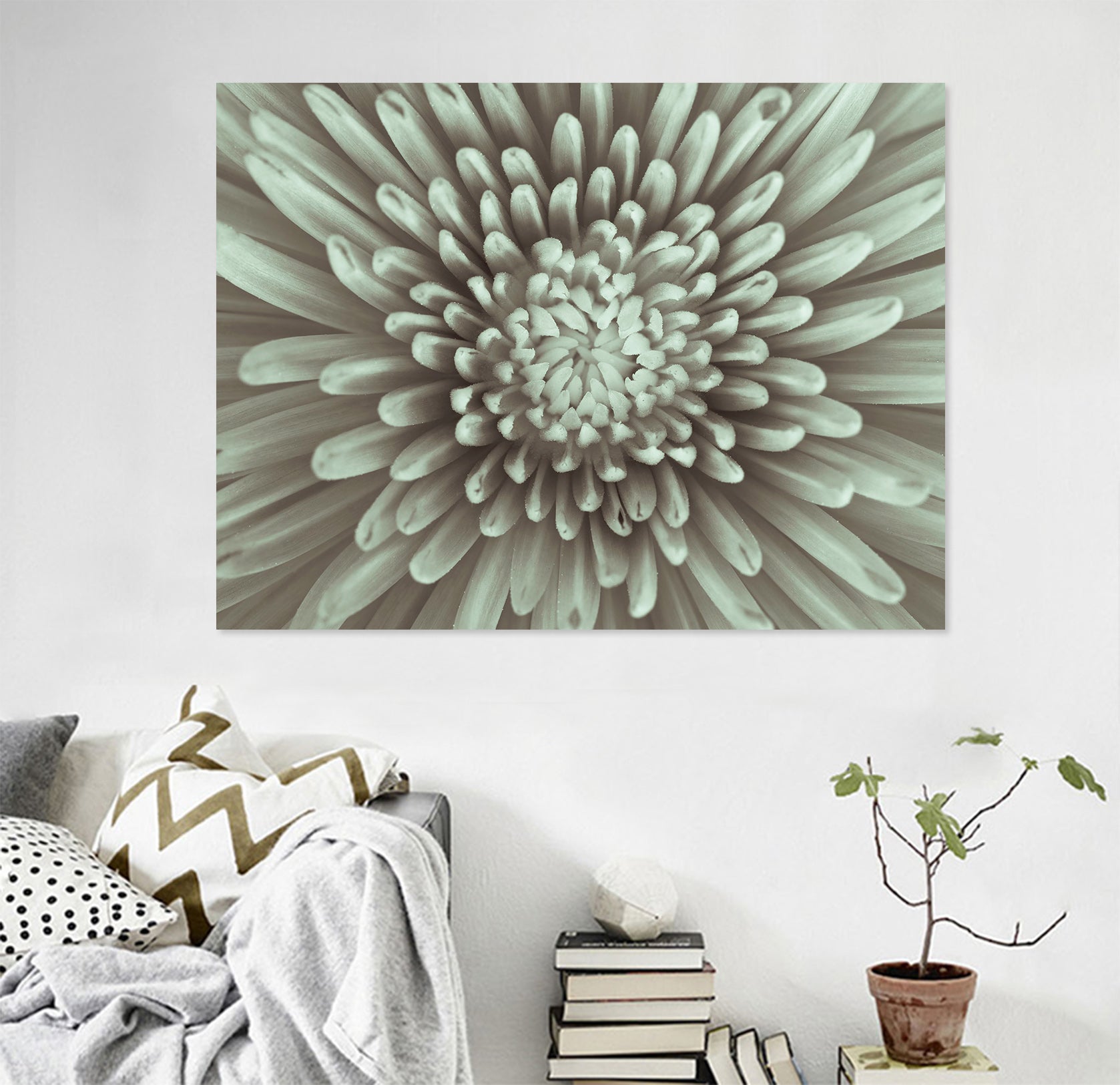 3D Chrysanthemum 013 Assaf Frank Wall Sticker