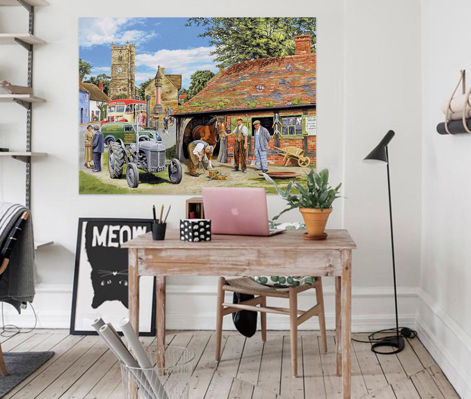 3D Old Friends 052 Trevor Mitchell Wall Sticker