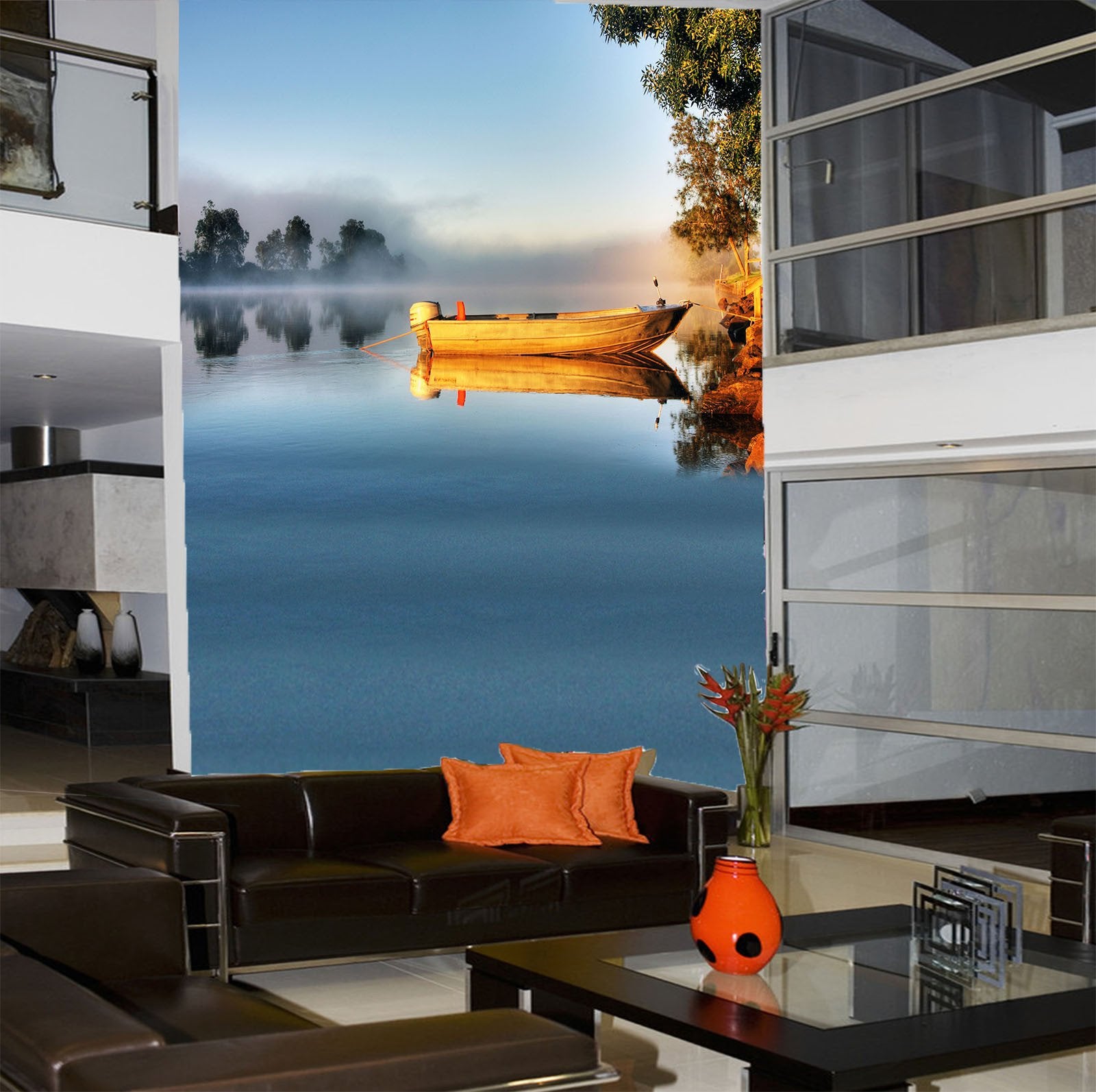 Small Wooden Boat Wallpaper AJ Wallpaper 