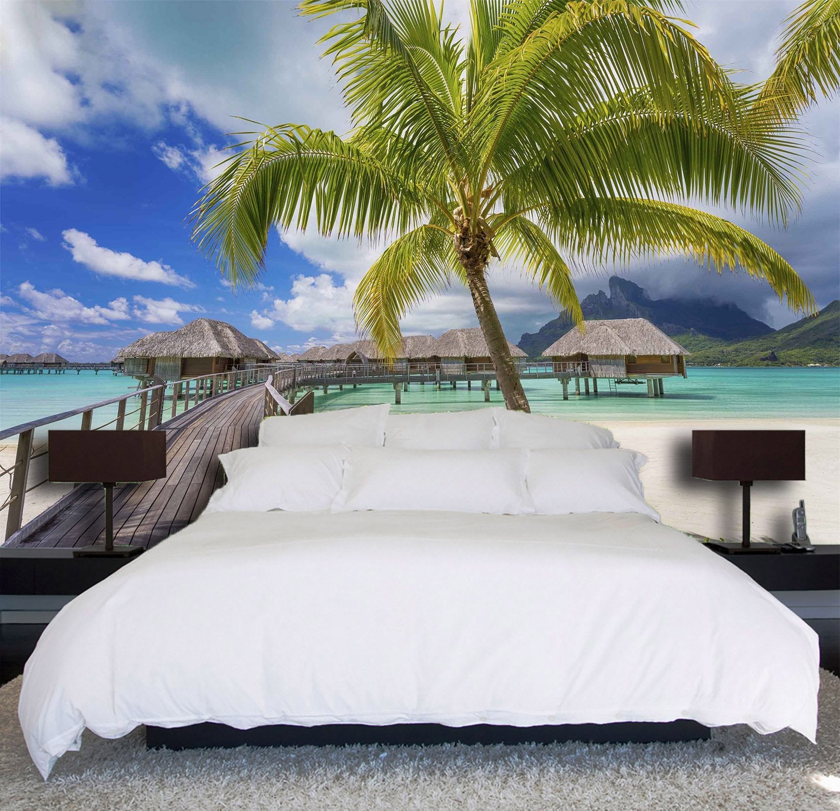3D Beach House 711 Wallpaper AJ Wallpaper 