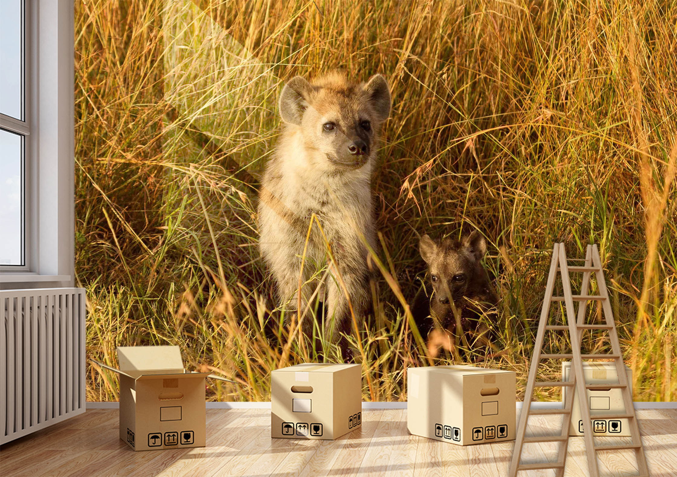 3D Grass Animal 1066 Wall Murals