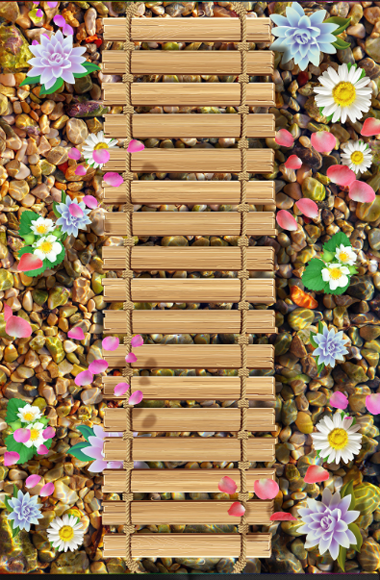 3D Hanging Bridge Floor Mural Wallpaper AJ Wallpaper 2 