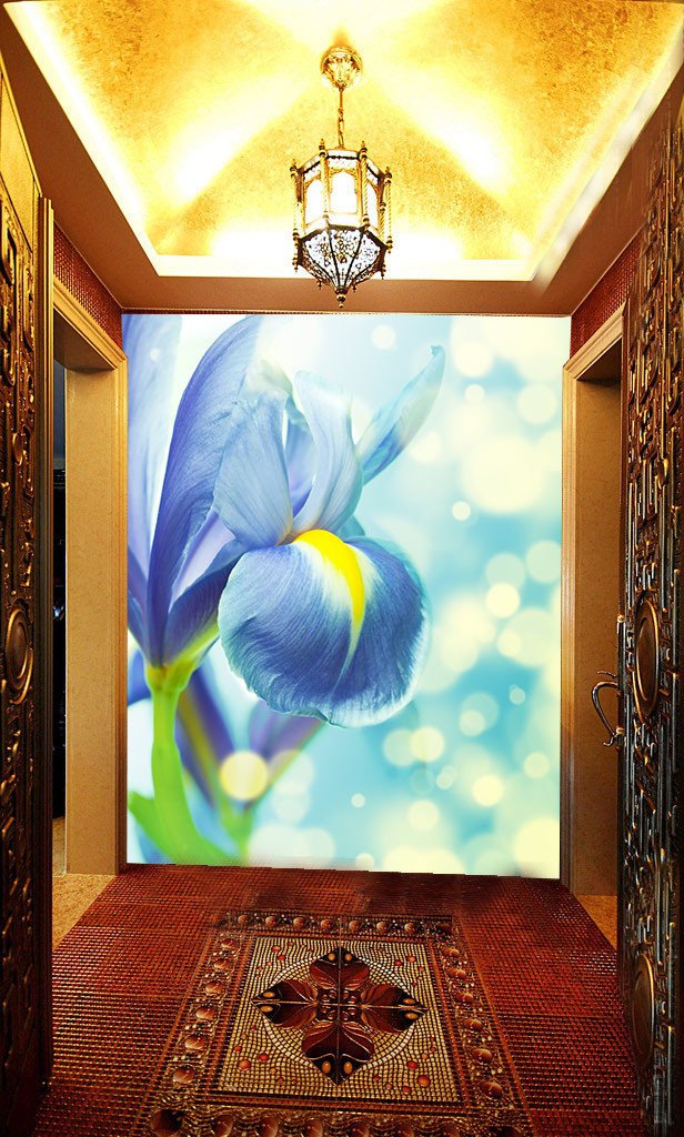 Blue Flowers Wallpaper AJ Wallpaper 