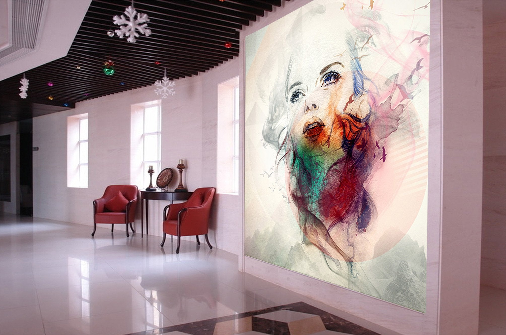 3D Beautiful Woman 105 Wall Murals Wallpaper AJ Wallpaper 2 