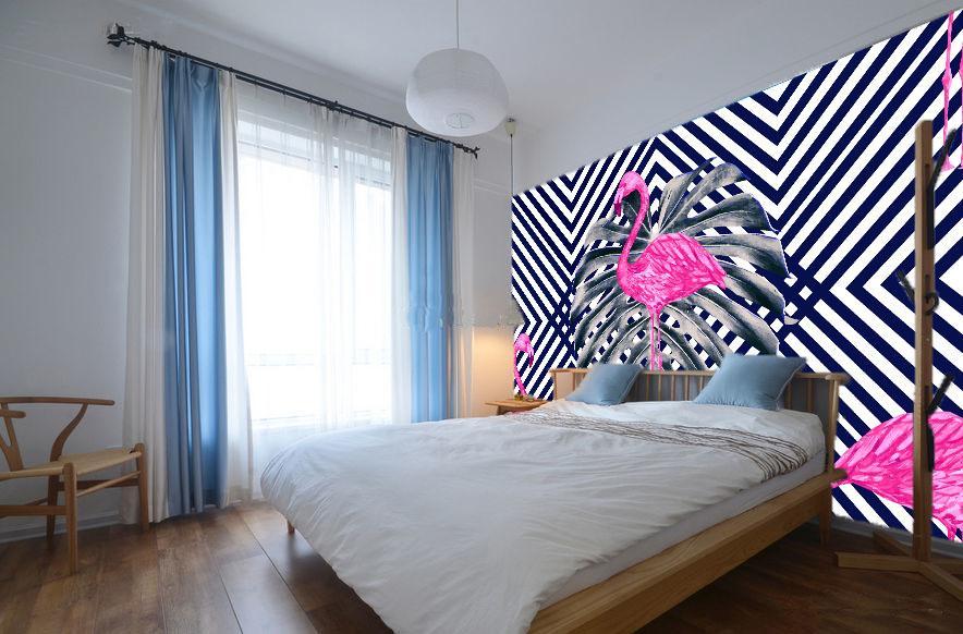 3D Big Flamingo 151 Wallpaper AJ Wallpaper 